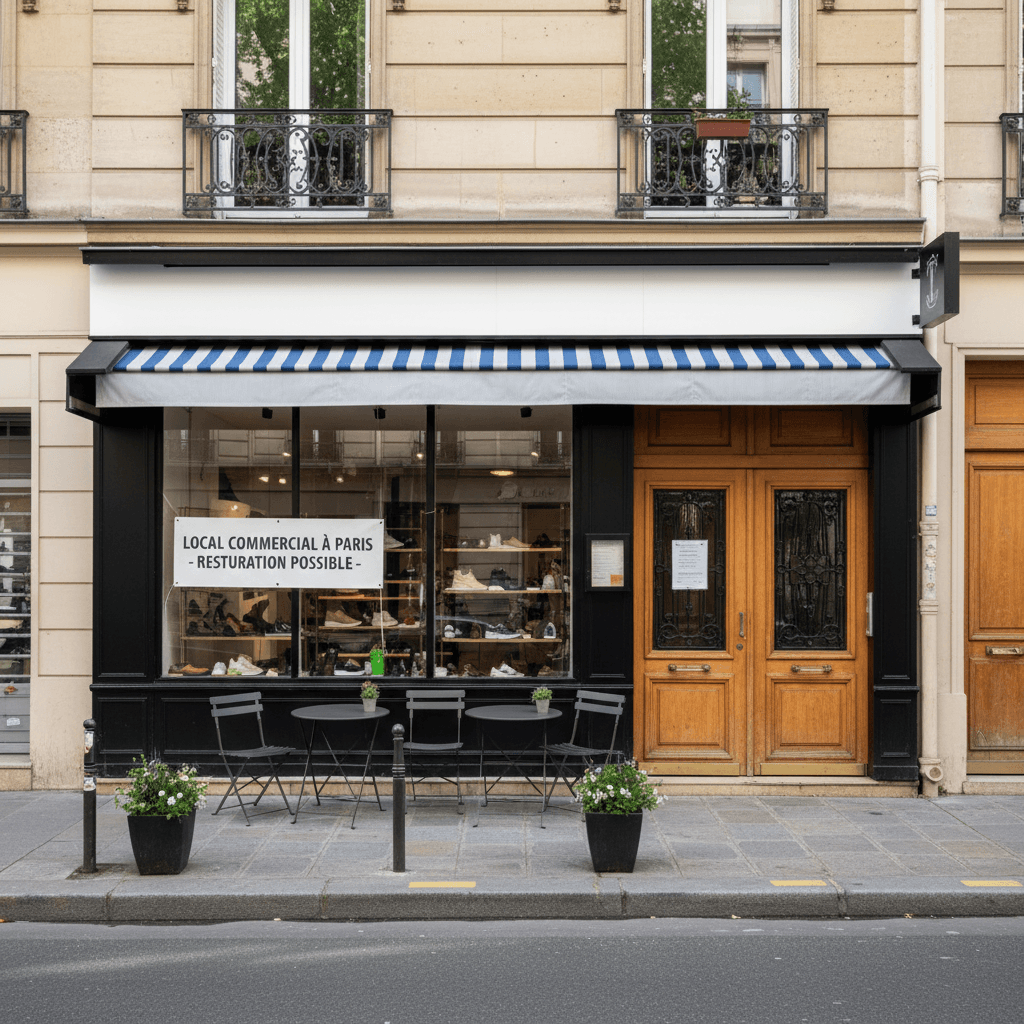 Local Commercial à Paris - Restauration Possible - Image 1