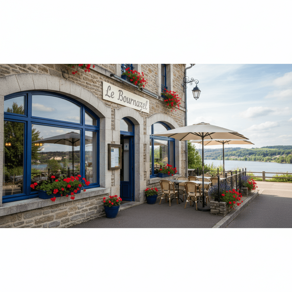 Restaurant à Seilhac : terrasse - extraction - Image 1