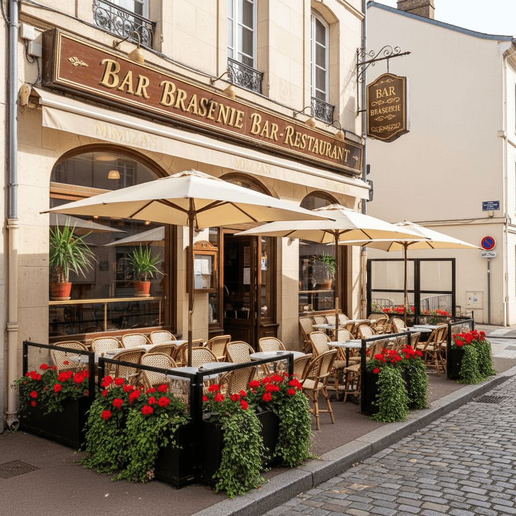 Bar-brasserie 150m² à Mimizan : terrasse - licence IV - Image 1