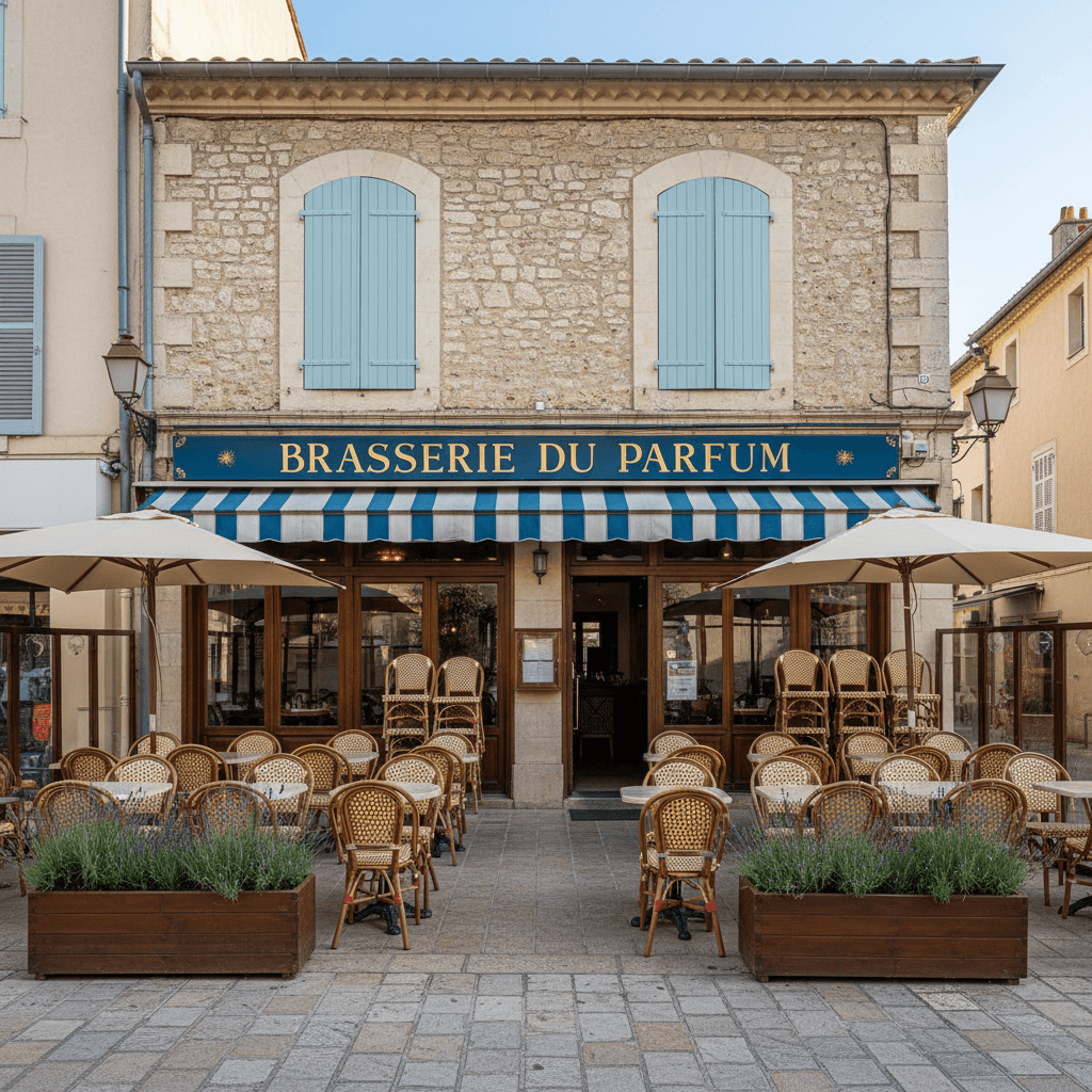 Bar-brasserie 130m² à Grasse : terrasse - licence IV - Image 1