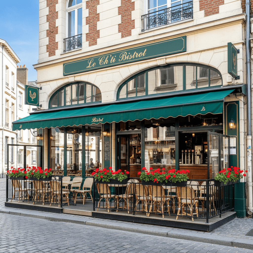 Bar-brasserie à Lille : terrasse - licence IV