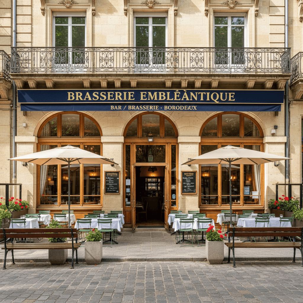 Bar-brasserie à Bordeaux : terrasse - licence IV