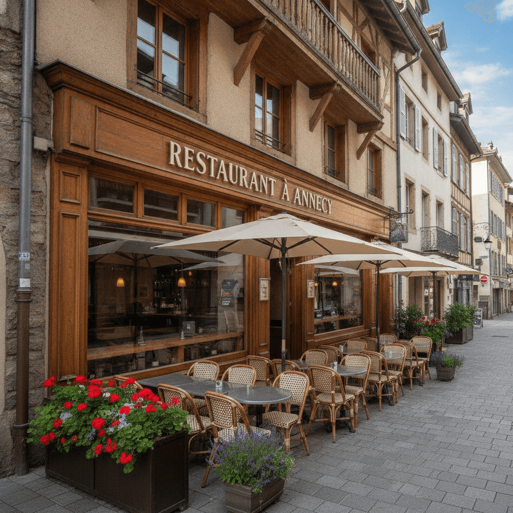 Restaurant à Annecy : terrasse - licence IV - Image 1