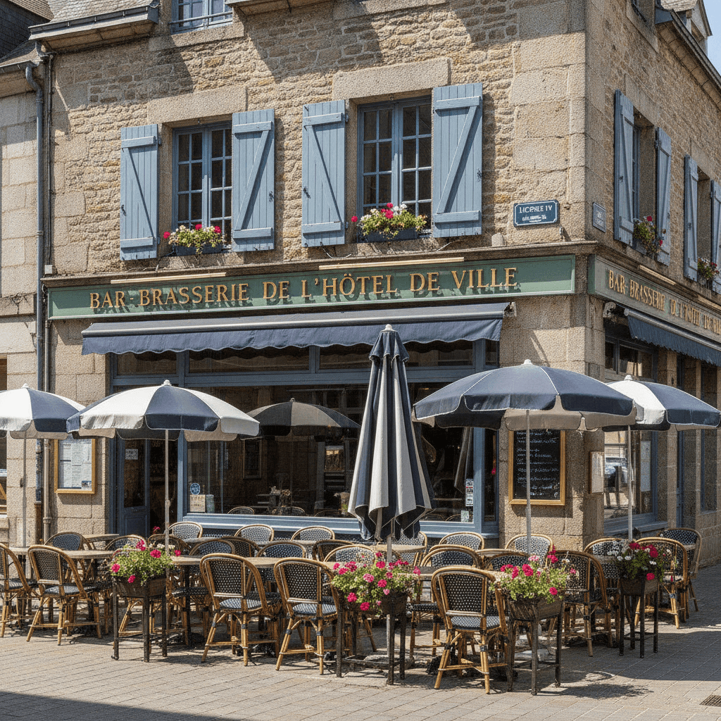 Bar-brasserie à Vannes : terrasse - licence IV - Image 1