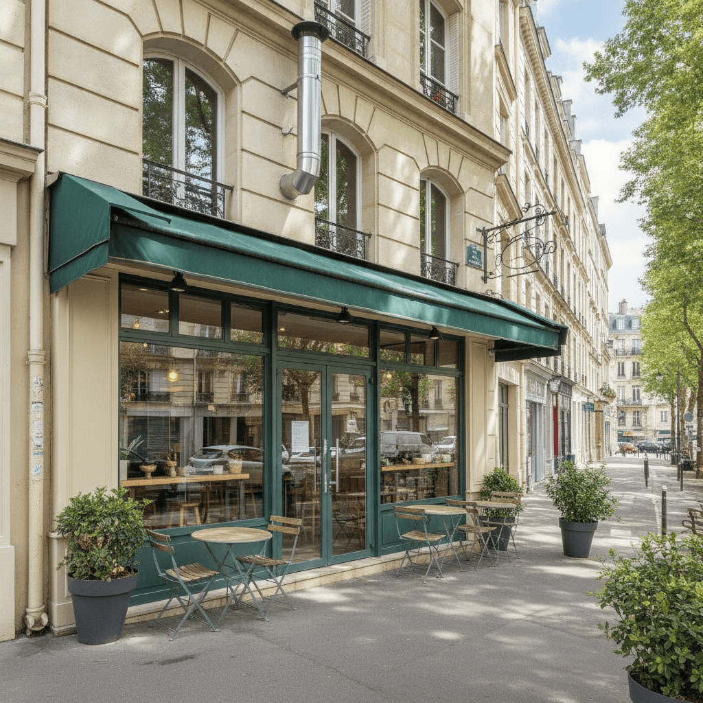 Restaurant 15 couverts à Bagnolet : terrasse - Image 1
