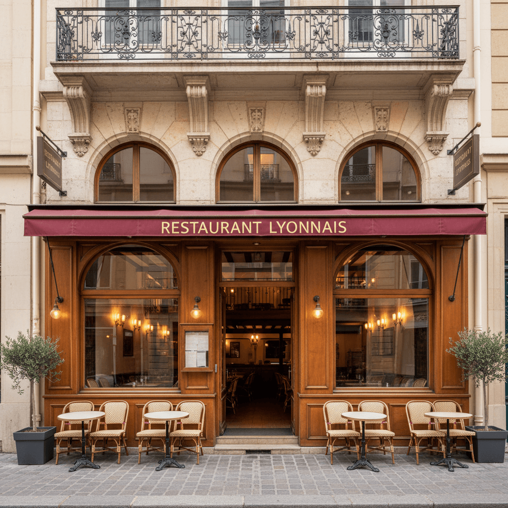 Restaurant à Lyon : terrasse - licence IV