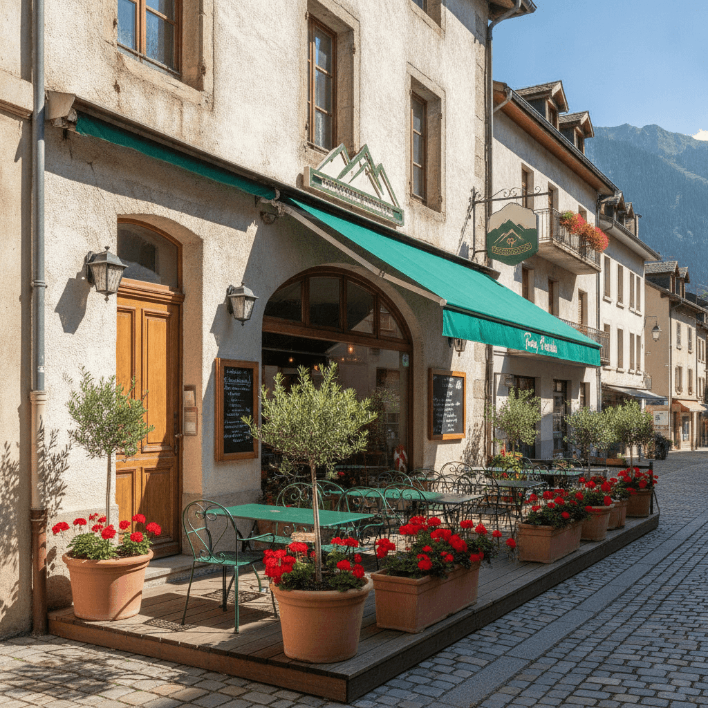 Fast-food 125m² à Sallanches : terrasse - licence IV - Image 1