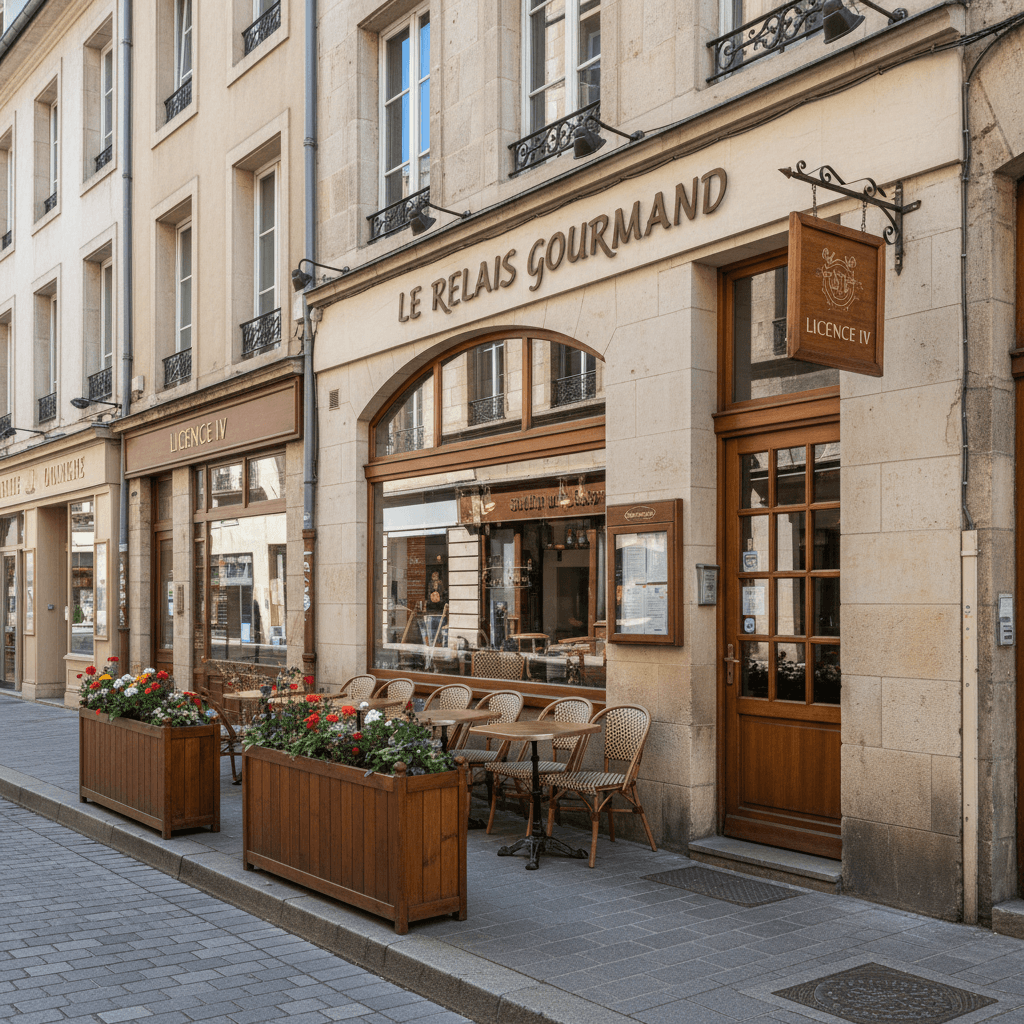 Fast-food 40m² à Grenoble : terrasse - licence IV