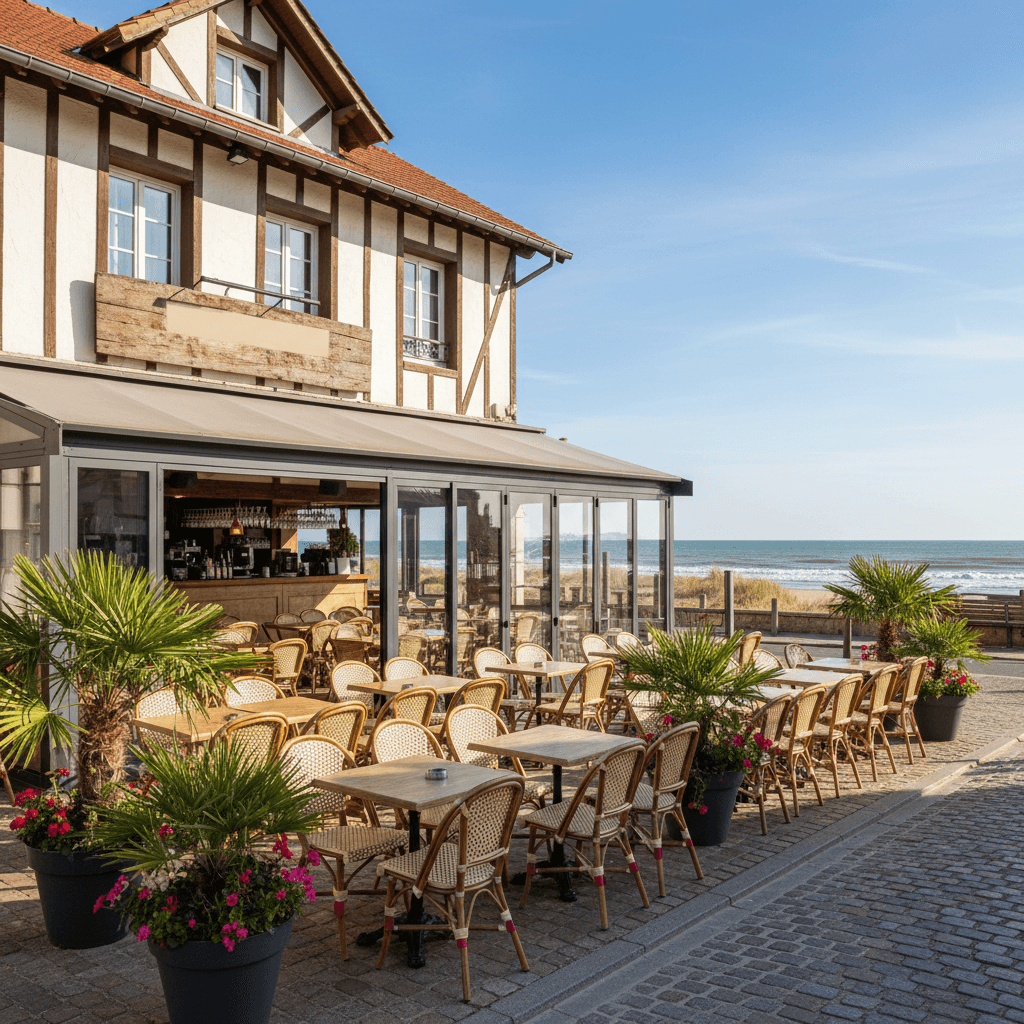 Restaurant 90m² à Vieux-Boucau-Les-Bains : terrasse - licence IV - Image 1