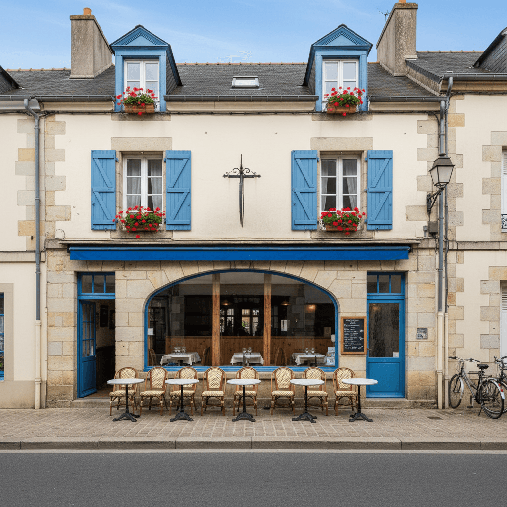 Restaurant 250m² à Martinvast : terrasse - licence IV - Image 1