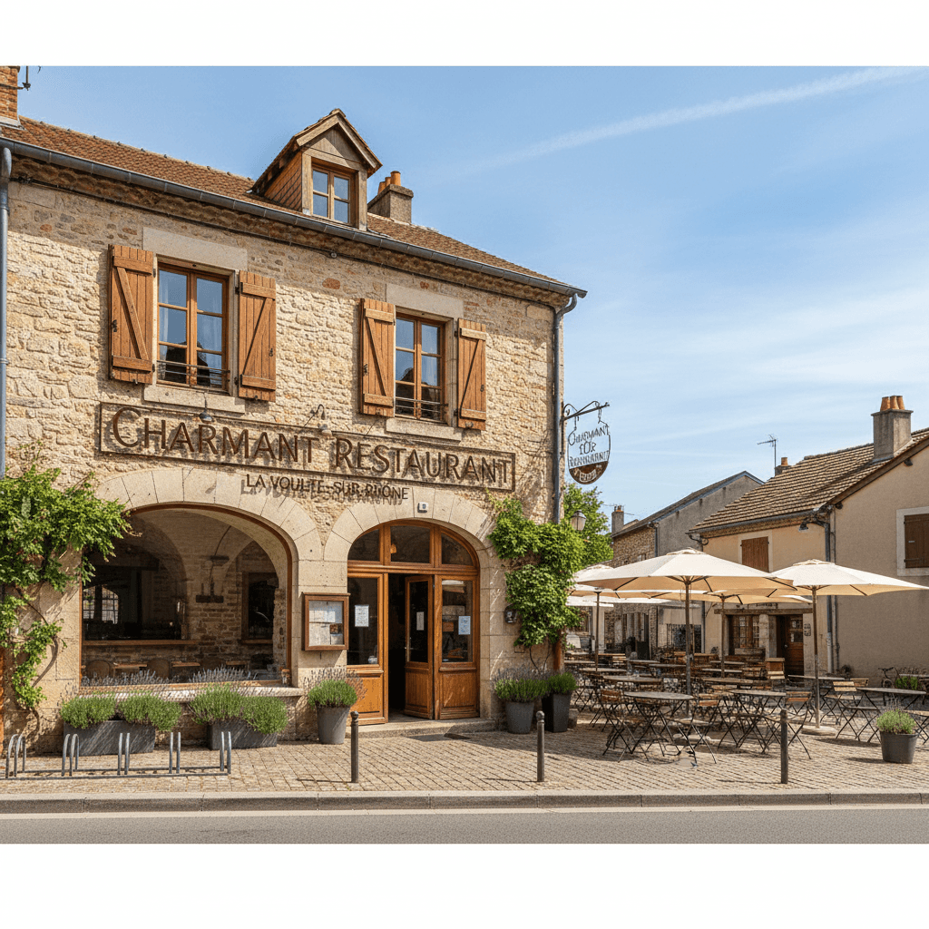 Restaurant 120m² à La Voulte-Sur-Rhône : terrasse - extraction - Image 1