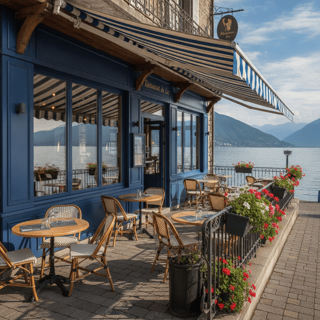 Restaurant 119m² à Thonon-Les-Bains : terrasse - extraction - Image 1