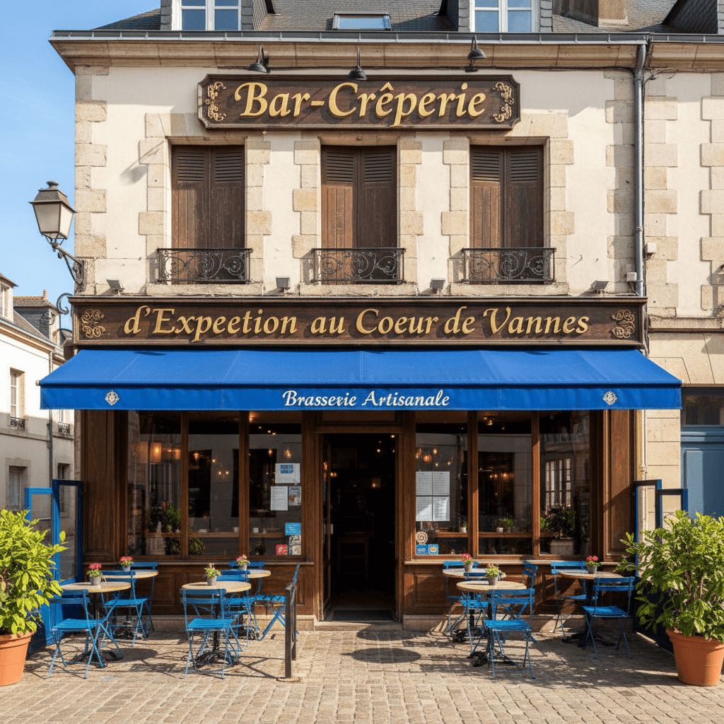 Bar-brasserie à Vannes : terrasse - licence IV - Image 1