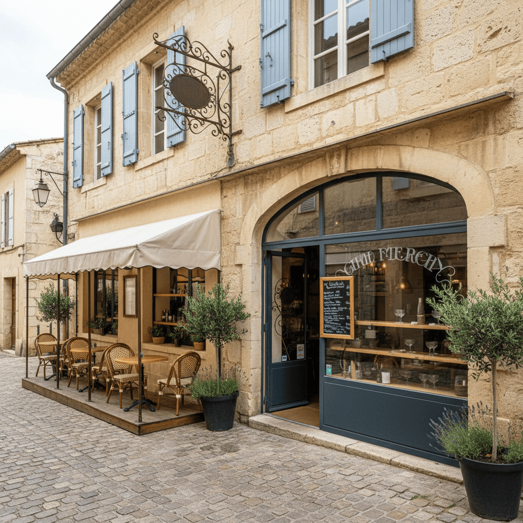 Restaurant à Saint-Rémy-De-Provence : terrasse - licence IV - Image 1