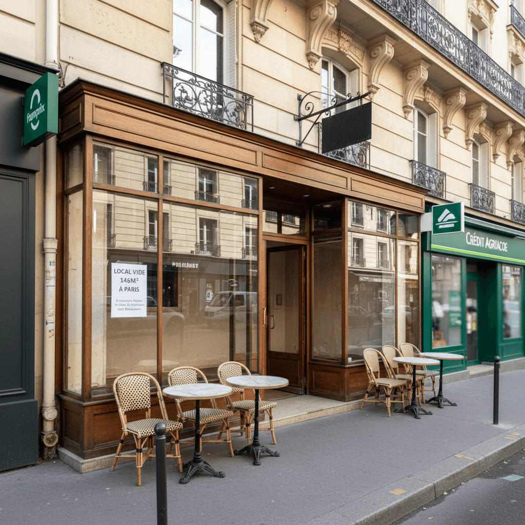 Local vide 146m² à Paris