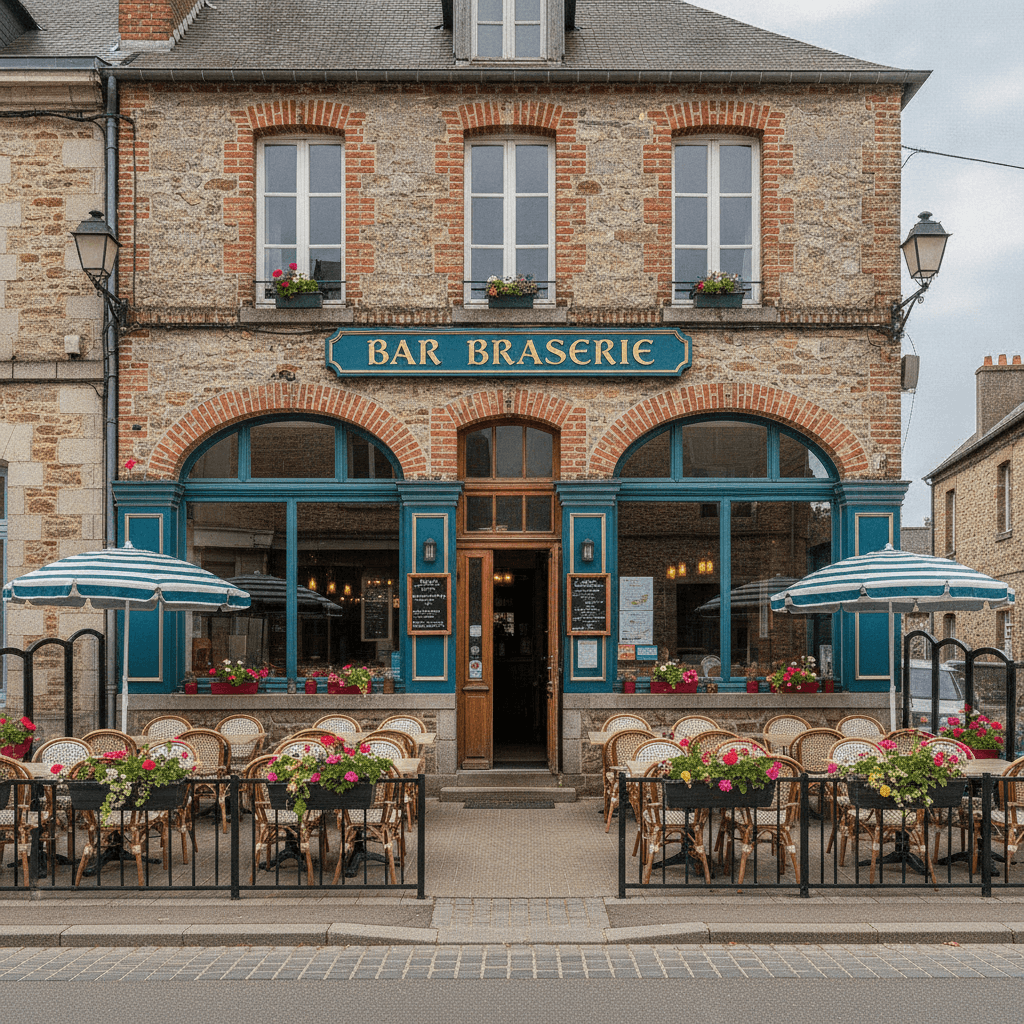 Bar-brasserie 600m² à Maroilles : terrasse - licence IV - Image 1