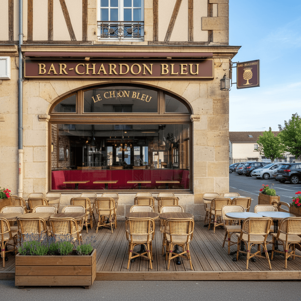 Bar-brasserie à Chartres : terrasse - licence IV - Image 1
