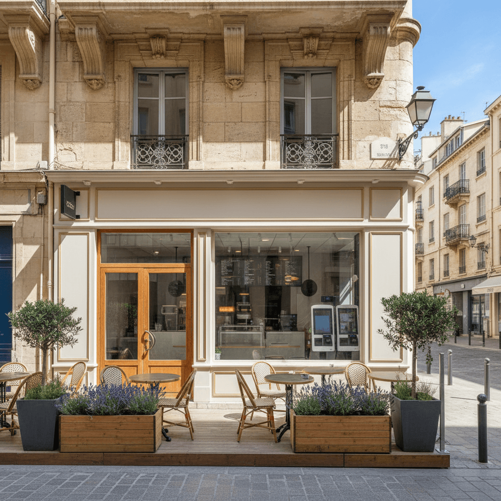 Fast-food 44m² à Marseille : terrasse - Image 1