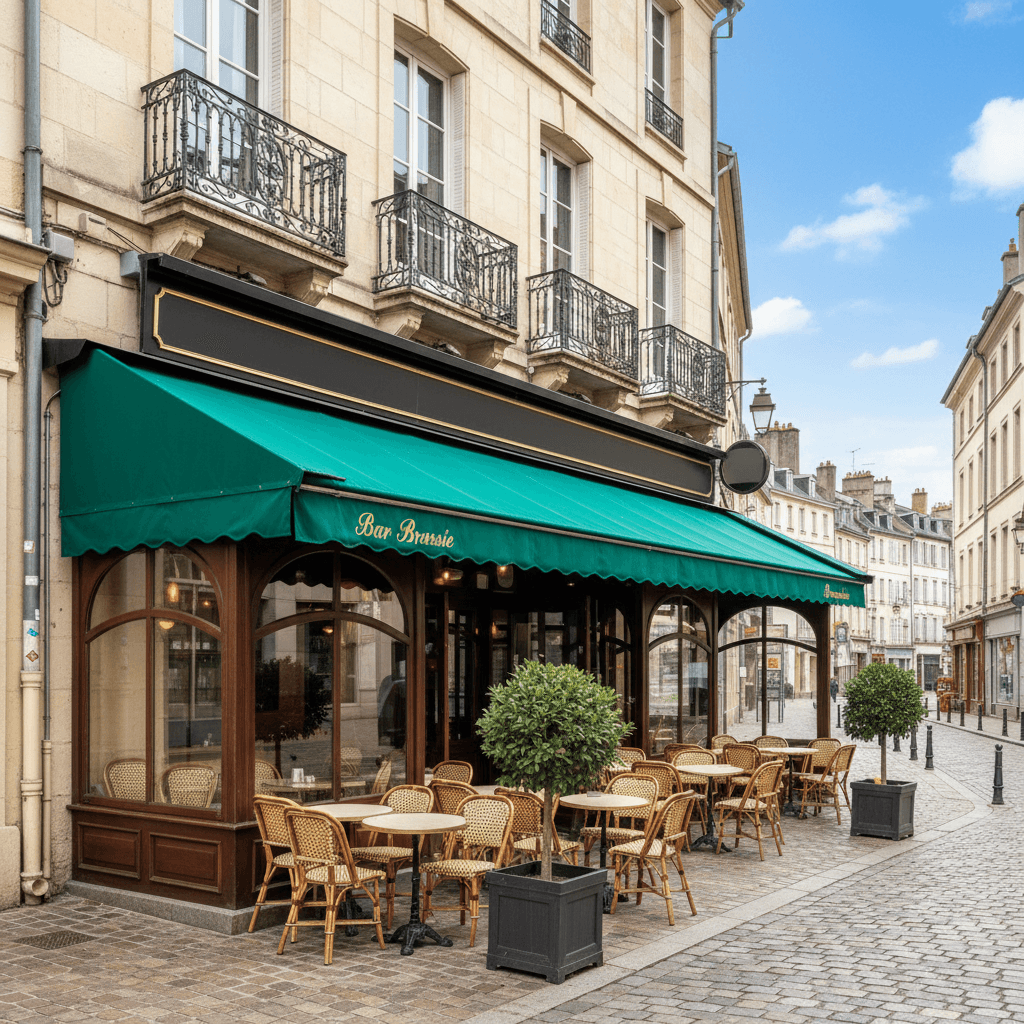 Bar-brasserie 129m² à Chambéry : terrasse - licence IV - Image 1
