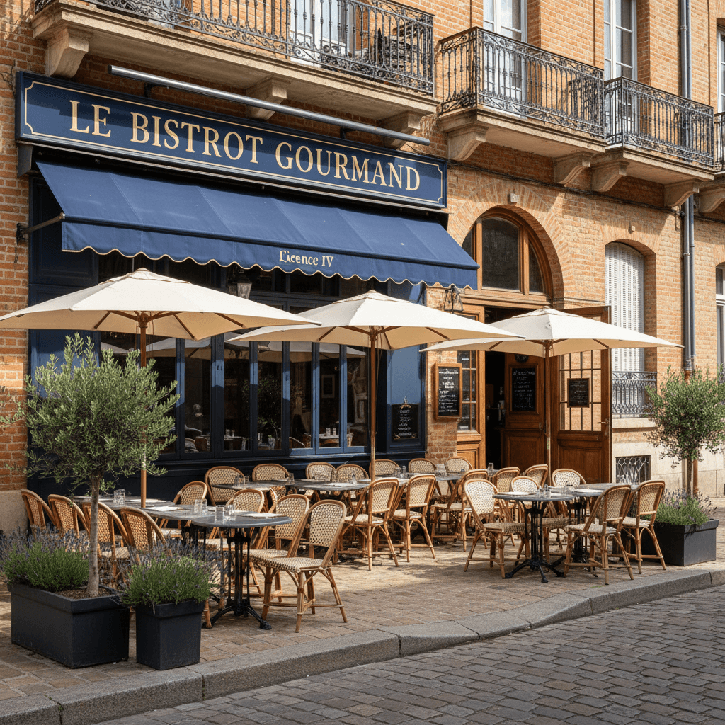 Restaurant à Toulouse : terrasse - licence IV - Image 1