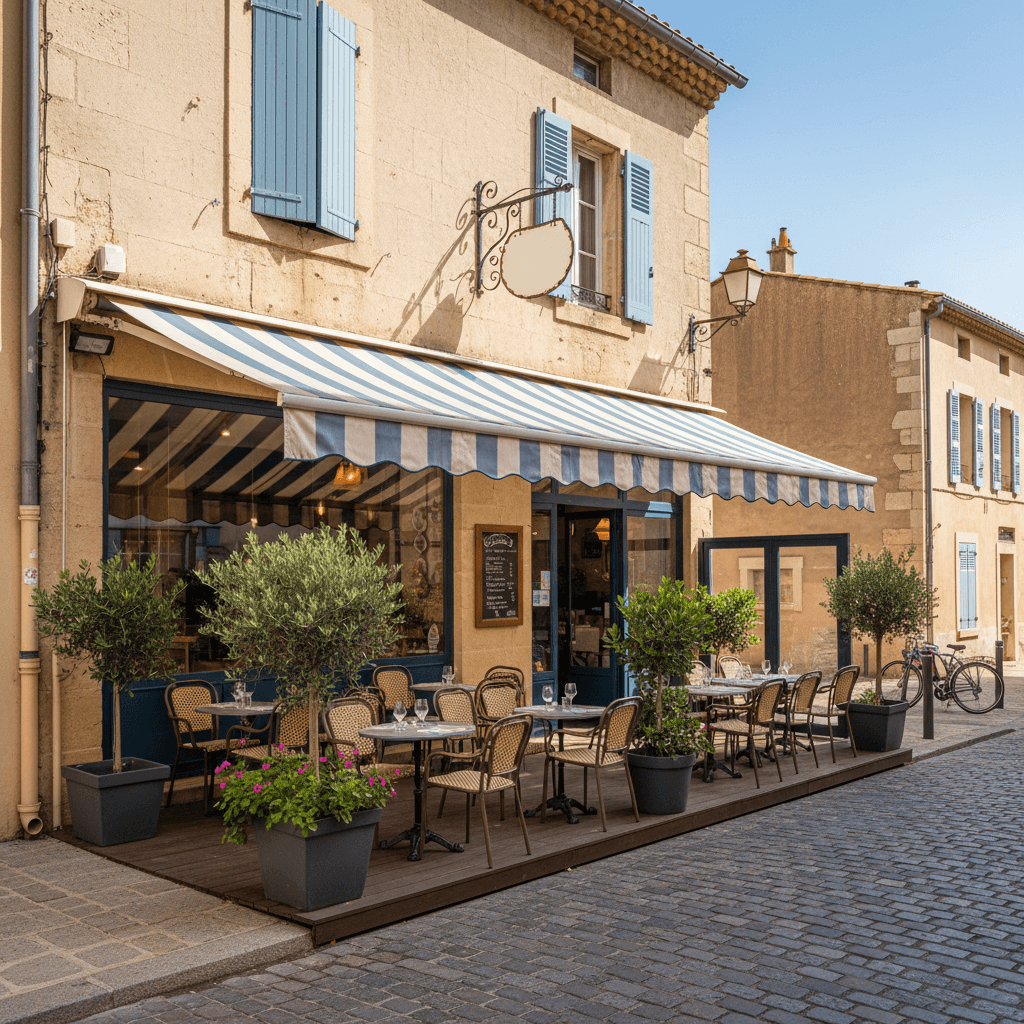 Restaurant à Perpignan : terrasse - Image 1