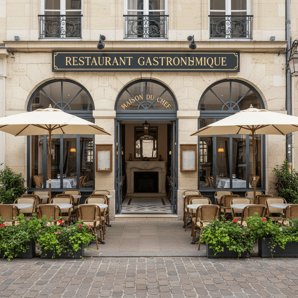 Restaurant 127m² à Mâcon : terrasse - extraction - Image 1
