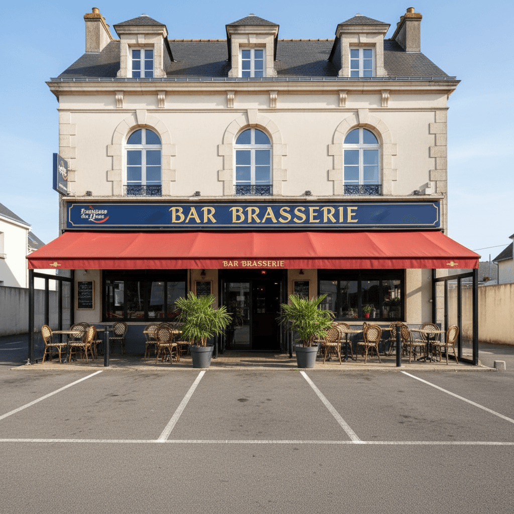 Bar-brasserie 200m² à Vannes : terrasse - licence IV - Image 1