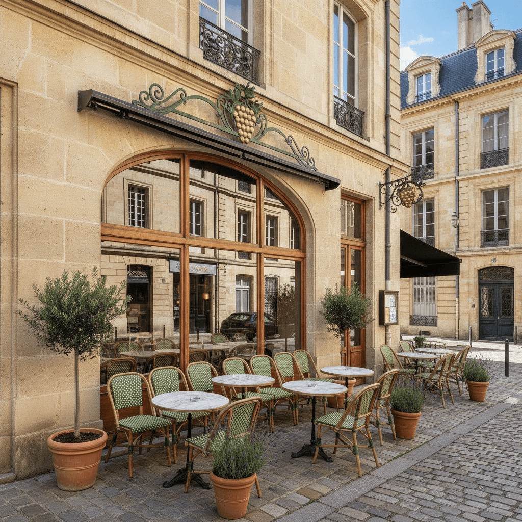 Restaurant 72m² à Bordeaux : terrasse - licence IV