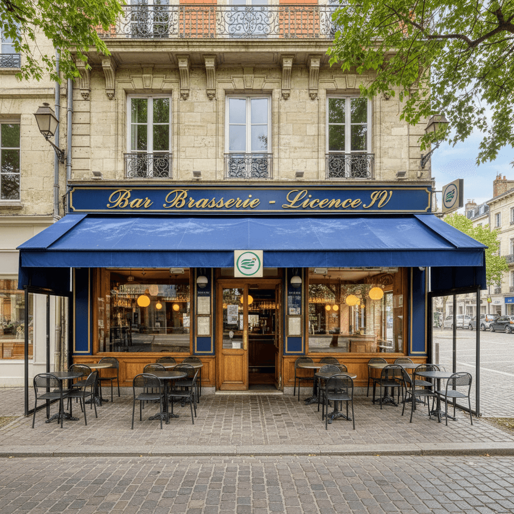 Bar-brasserie à Villefranche-Sur-Saône : terrasse - licence IV - Image 1