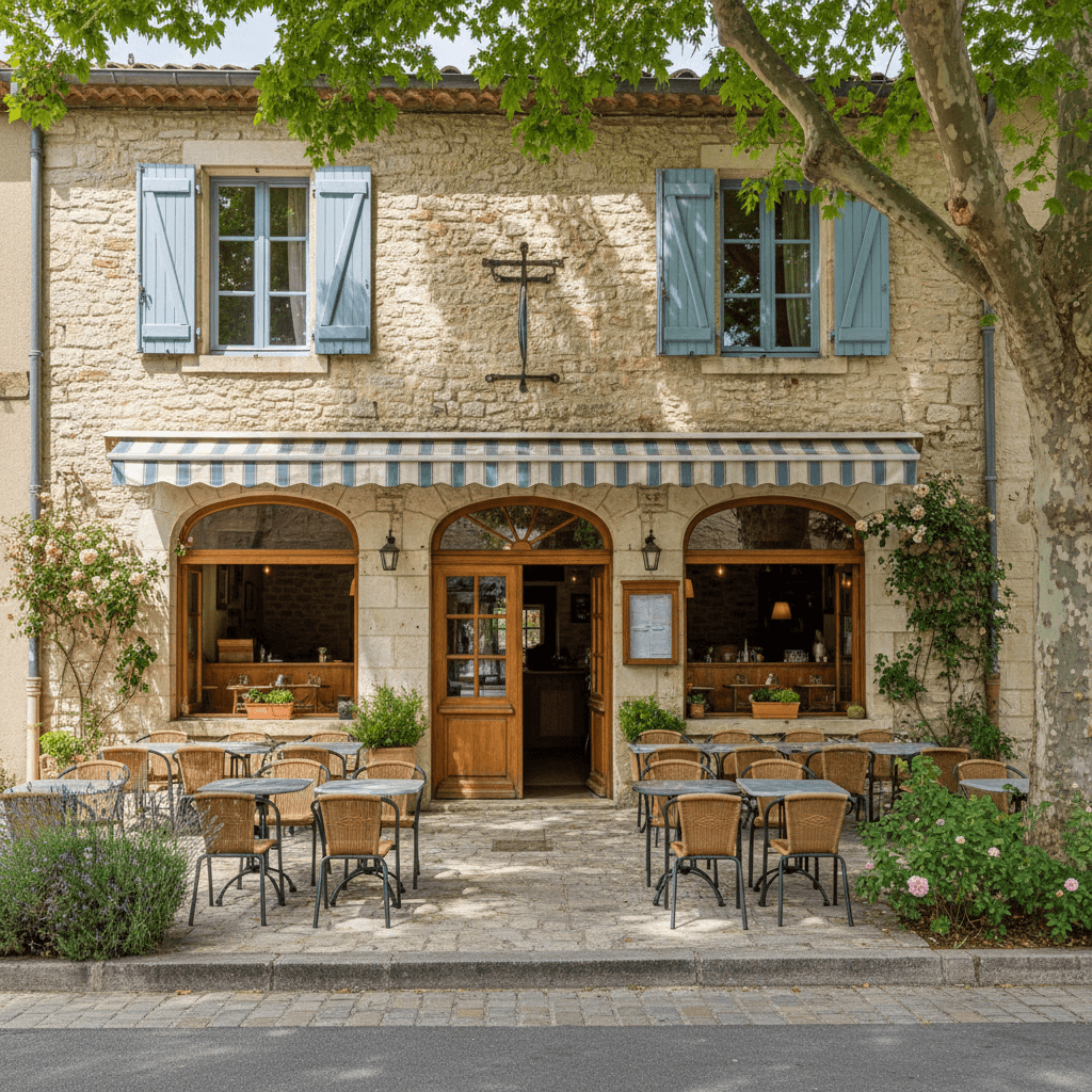 Restaurant 75m² à Vaucluse : terrasse - licence IV - Image 1