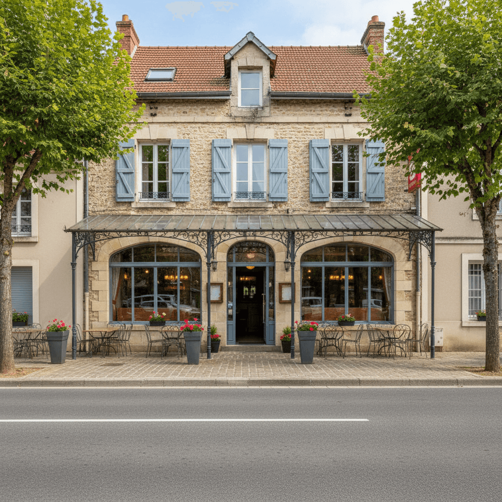 Restaurant 987m² à Oinville-Saint-Liphard : terrasse - licence IV - Image 1