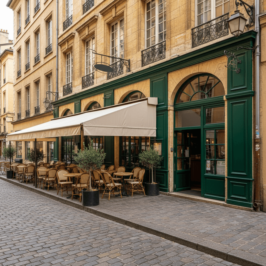 Restaurant à Lyon : terrasse - extraction