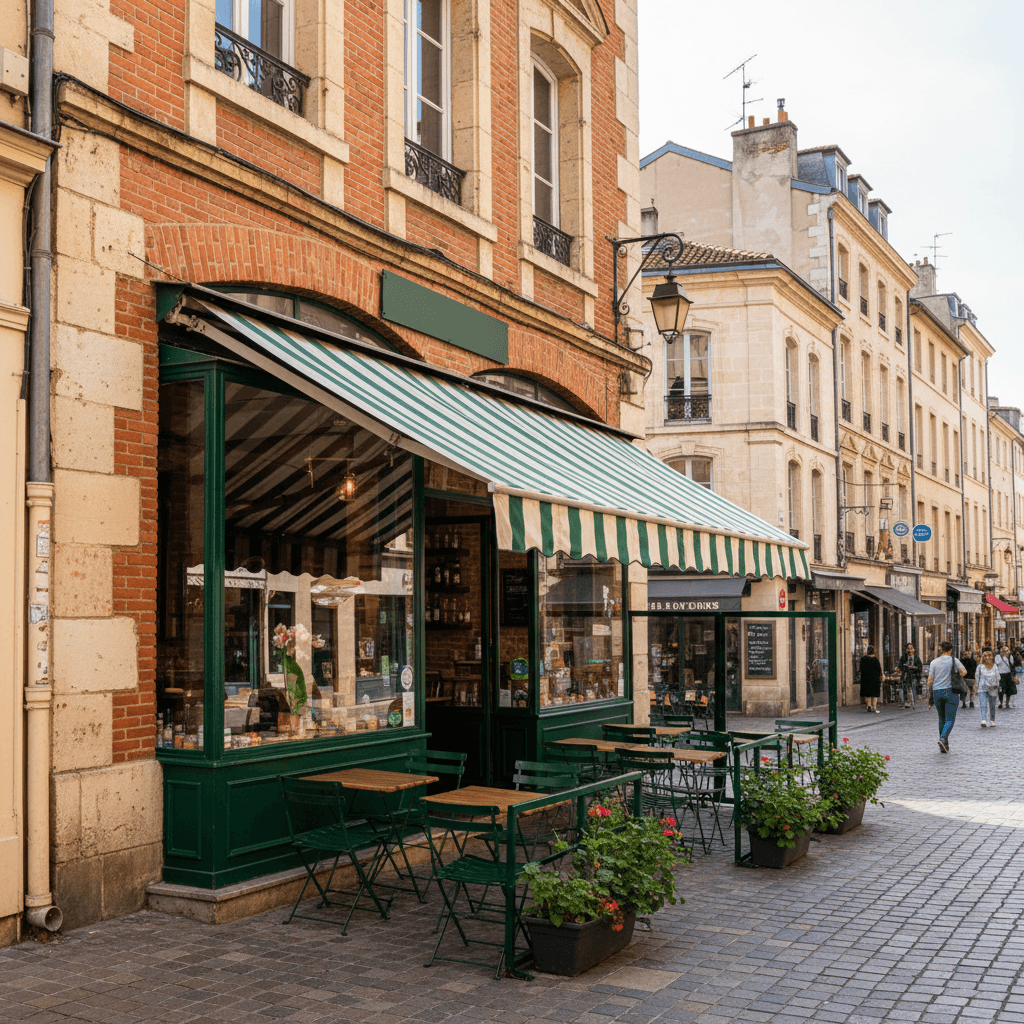 Restaurant 45m² à Toulouse : terrasse - extraction - Image 1