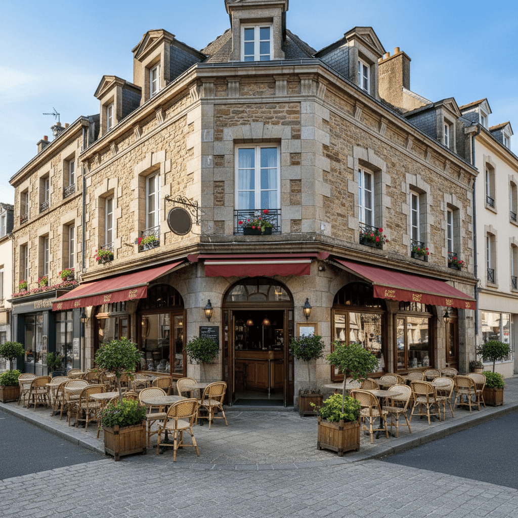 Restaurant à Saint-Brieuc : terrasse - licence IV - Image 1