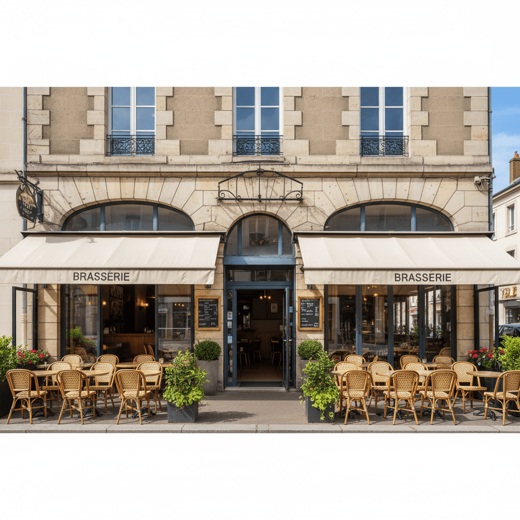 Bar-brasserie 300m² à Saint-Priest : terrasse - licence IV - Image 1