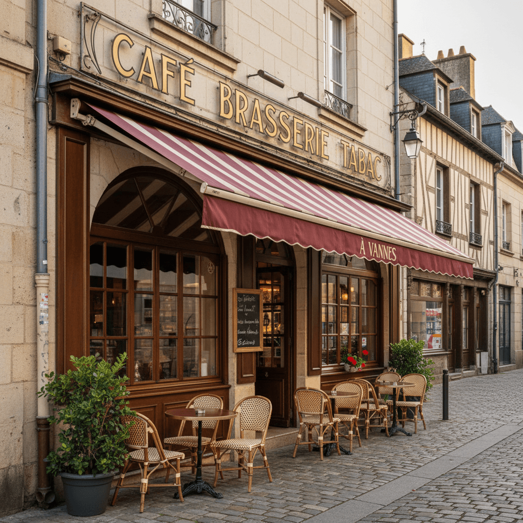 Bar-brasserie à Vannes : terrasse - licence IV - Image 1