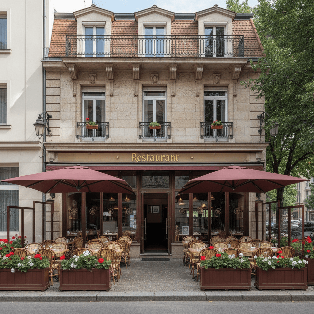 Restaurant à Vienne : terrasse - licence IV - Image 1