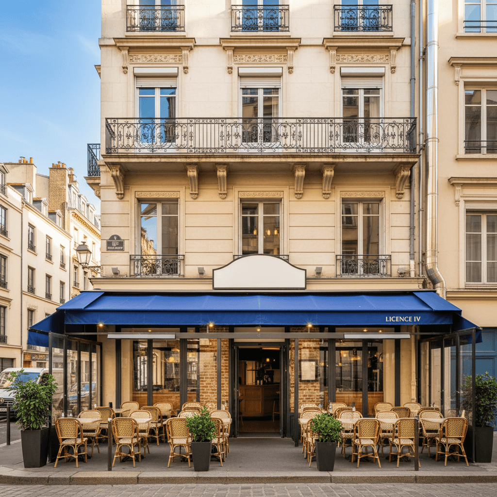 Restaurant à Lyon : terrasse - licence IV