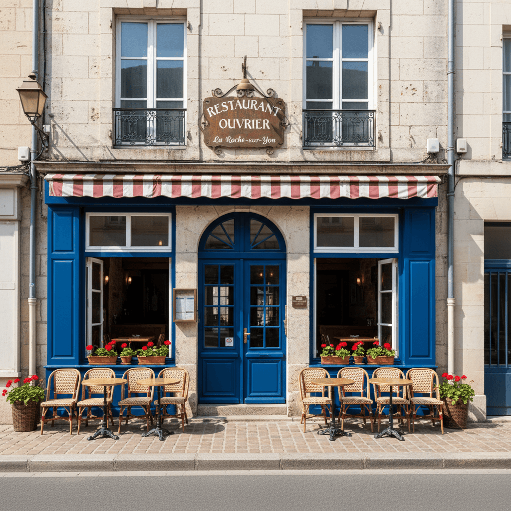 Restaurant à La Roche-Sur-Yon : terrasse - licence IV - Image 1
