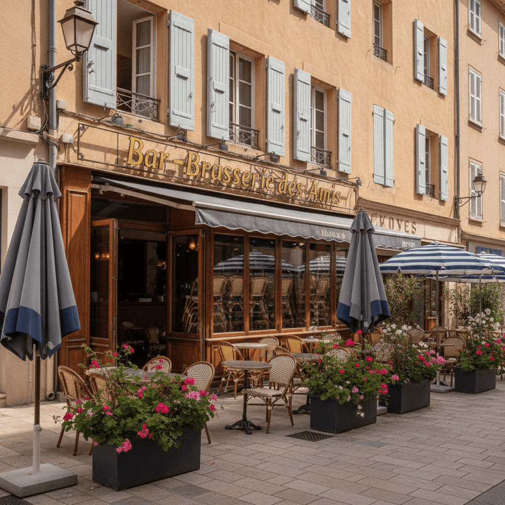Bar-brasserie 230m² à Antibes : terrasse - licence IV - Image 1
