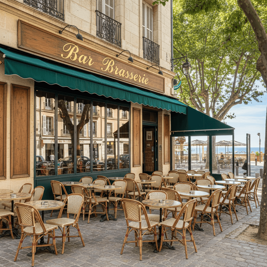 Bar-brasserie à Béziers : terrasse - licence IV - Image 1