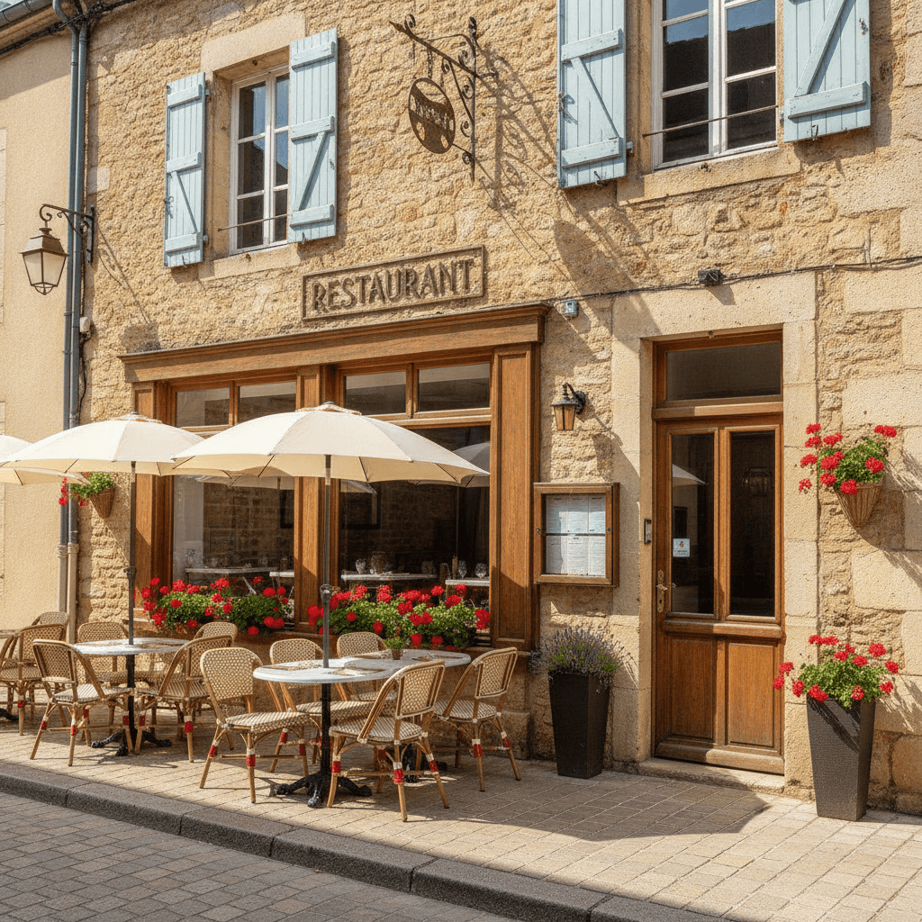 Restaurant 120m² à Neuvic : terrasse - licence IV - Image 1