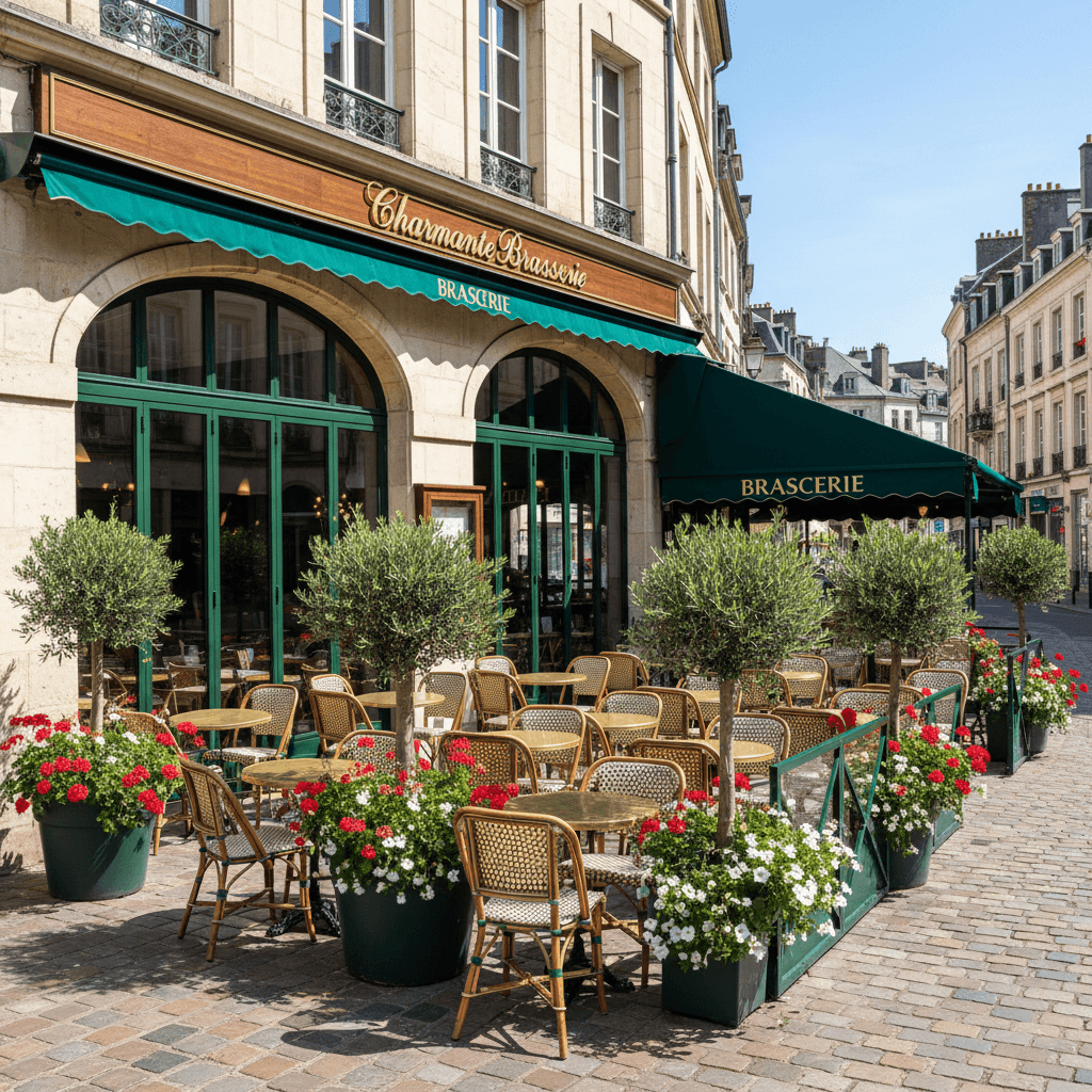 Bar-brasserie à Rouen : terrasse - licence IV