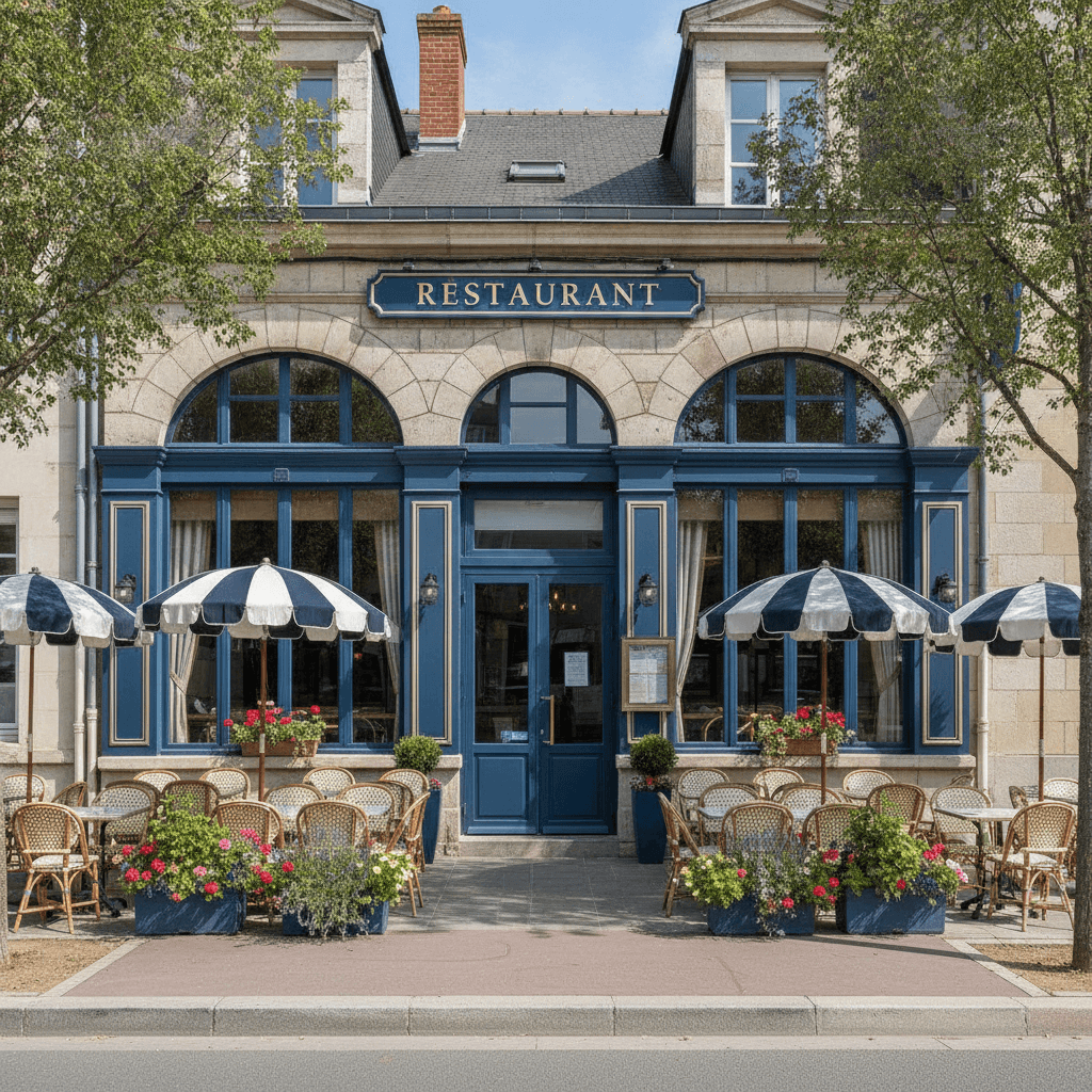 Restaurant 147m² à Cesson : terrasse - extraction - Image 1