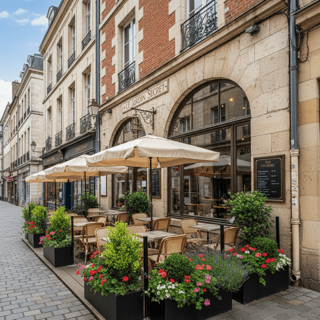 Restaurant 60m² à Nantes : terrasse