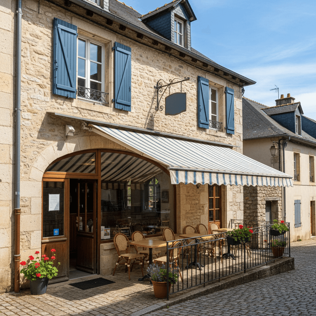 Restaurant à Barbazan : terrasse - licence IV - Image 1