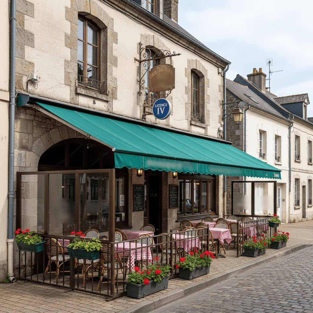 Restaurant à Machecoul-Saint-Même : terrasse - licence IV - Image 1