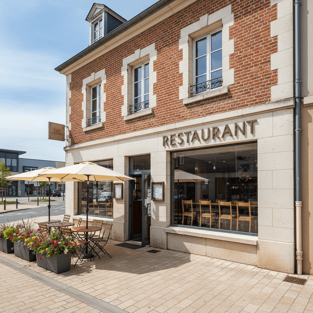 Restaurant 96m² à Toulouse : terrasse - extraction - Image 1