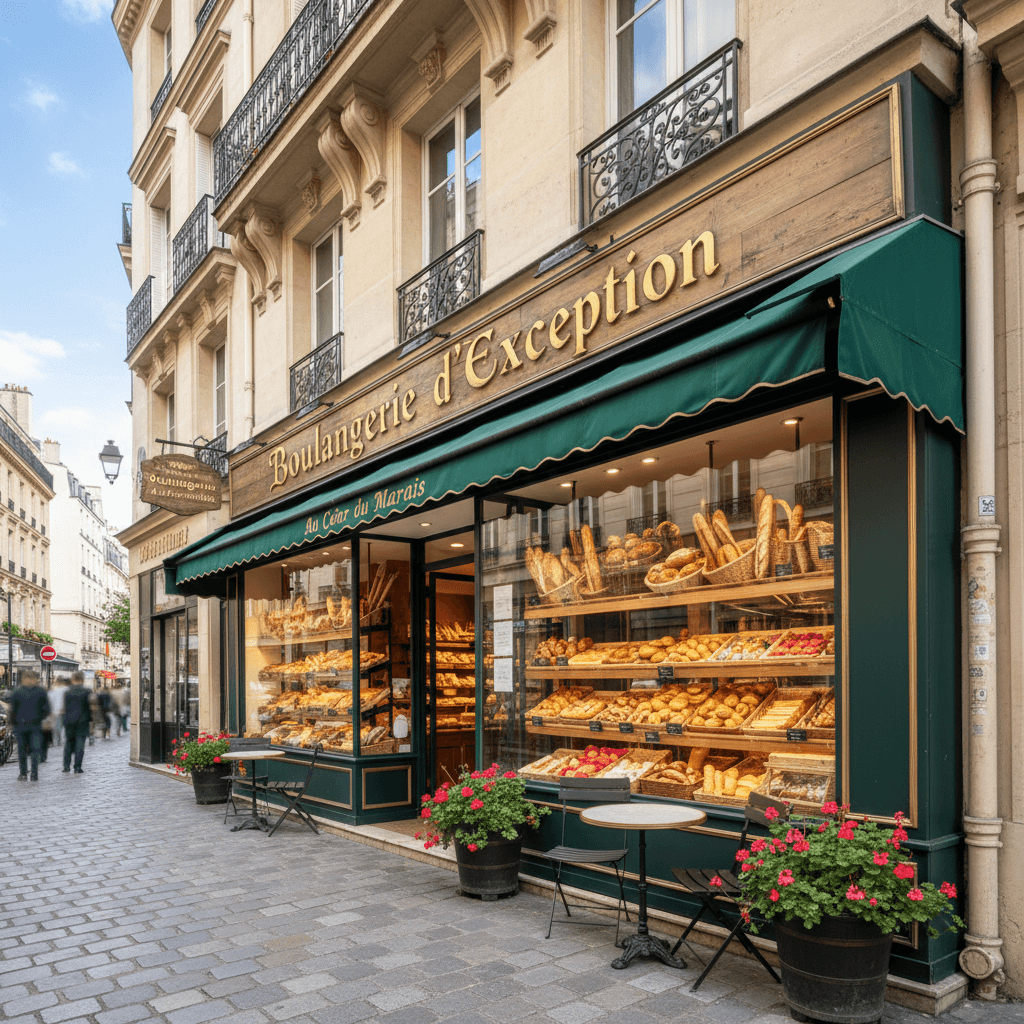 Boulangerie d'exception au cœur du Marais