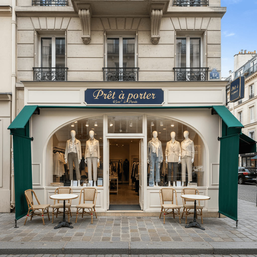 Prêt à porter 45m² à Paris